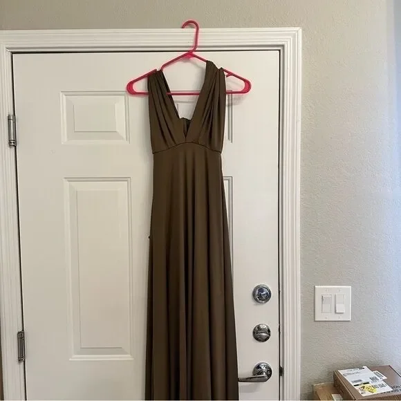 Convertible Bridesmaid dress - Taupe - Picture 5 of 7